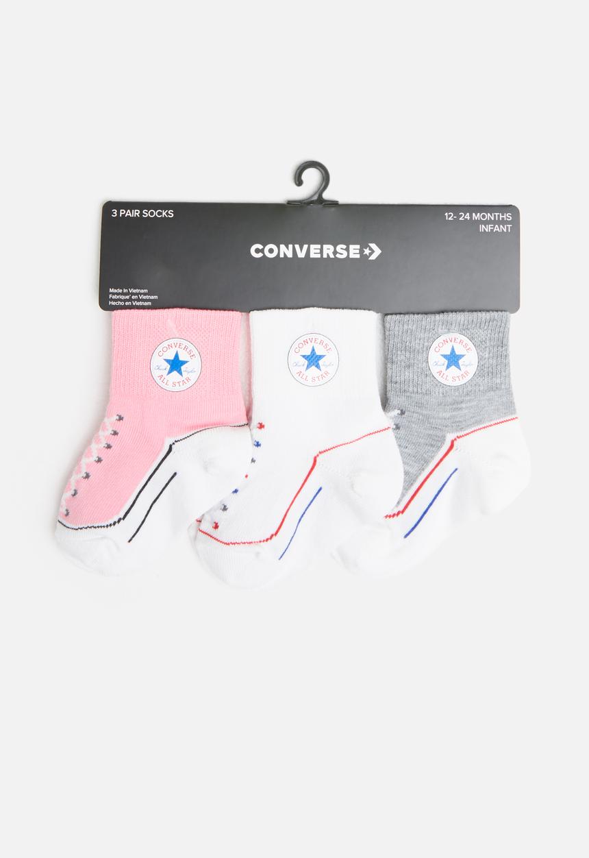 Converse - Converse infant striated 3 pack - multi