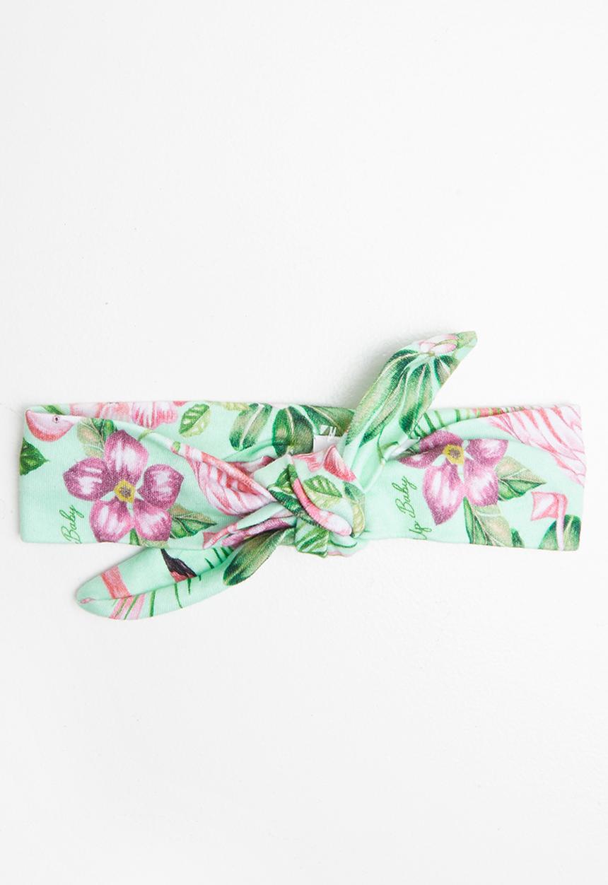 UP Baby - Soft jersey hairband - green