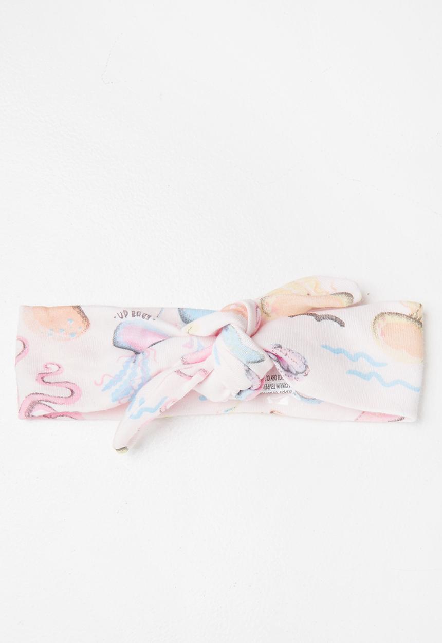 UP Baby - Soft jersey hairband - pink