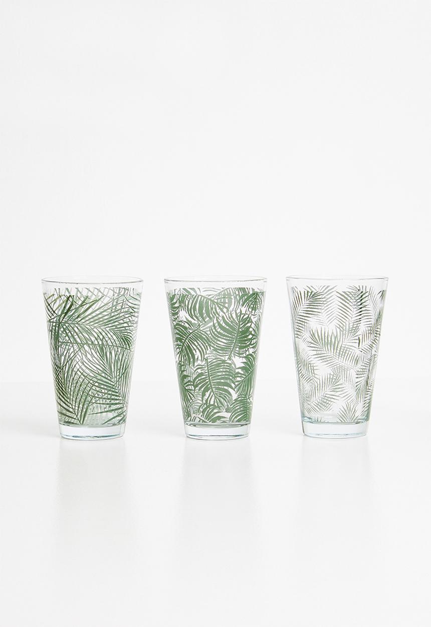 Sixth Floor - Jaya water glass set of 3 - green
