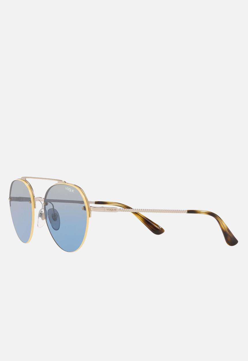 Vogue Eyewear - Vogue light blue mirror silver grad - silver