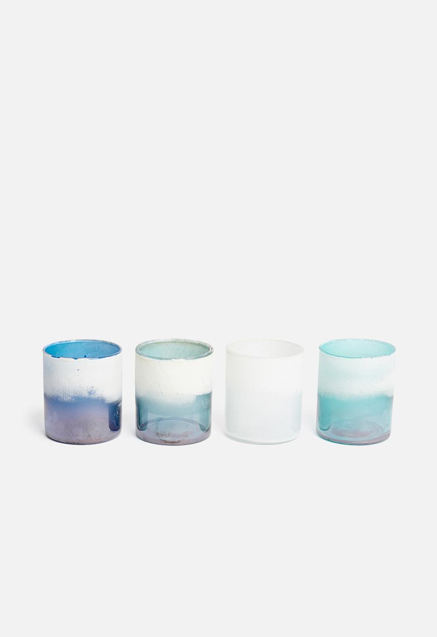 Sixth Floor - Hurricane tealight holder set - multi