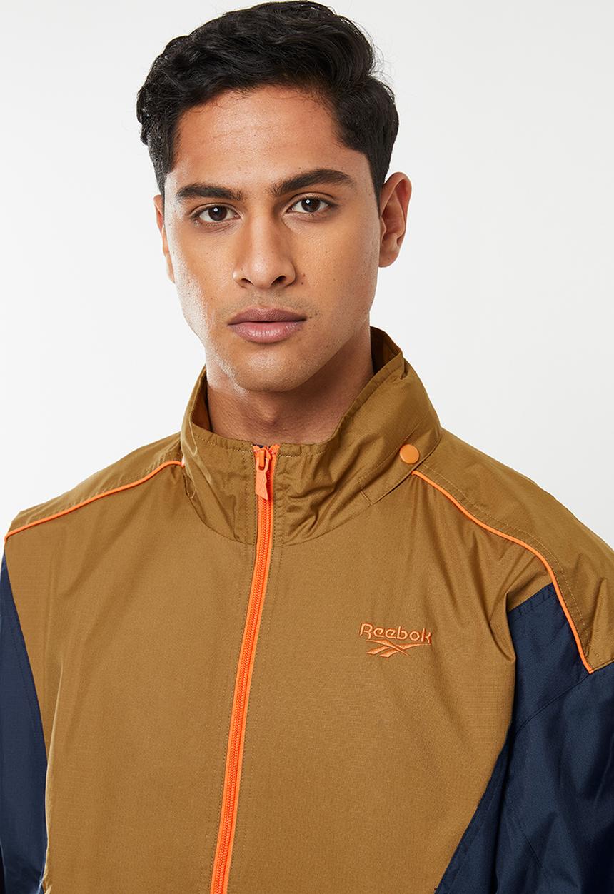 Reebok Classic - Classic trail jacket - navy & brown