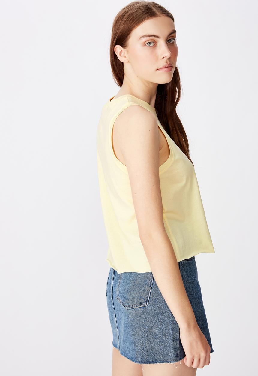 Factorie - Graphic tank - yellow