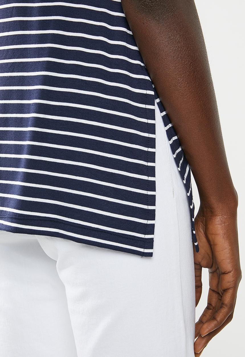 Superbalist - Relaxed vest - navy & white 
