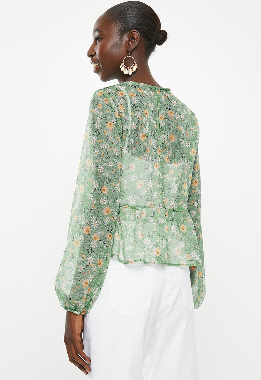 Superbalist - Sheer gypsy blouse - multi