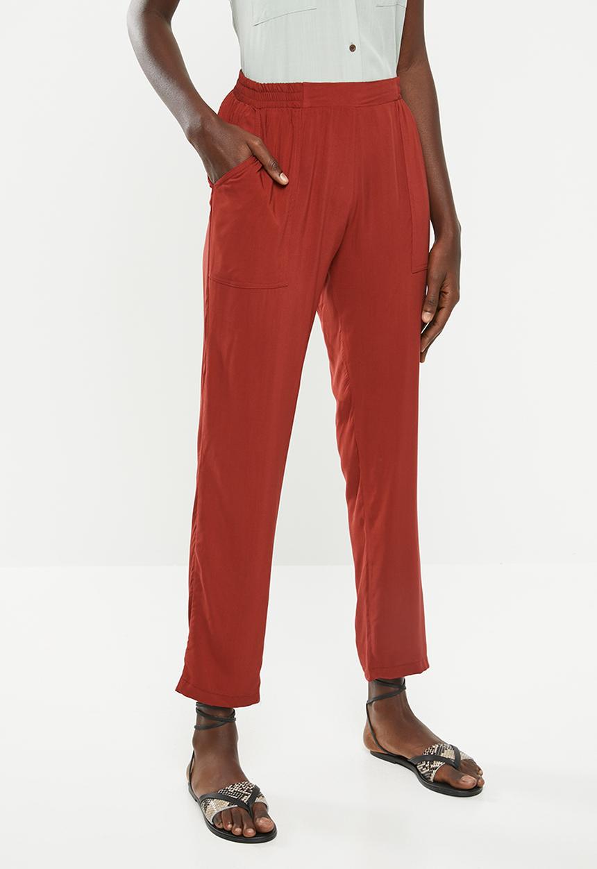 Superbalist - Woven joggers - red