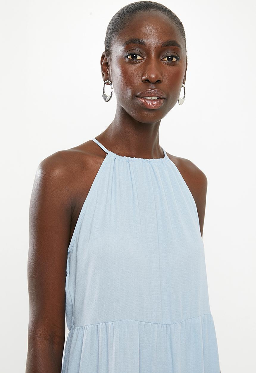 Superbalist - Halter midi dress - blue