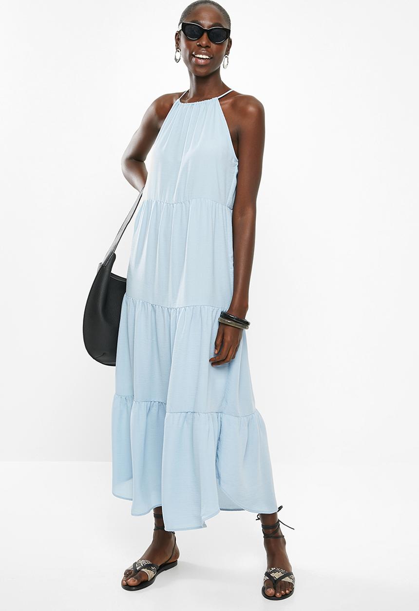 Superbalist - Halter midi dress - blue