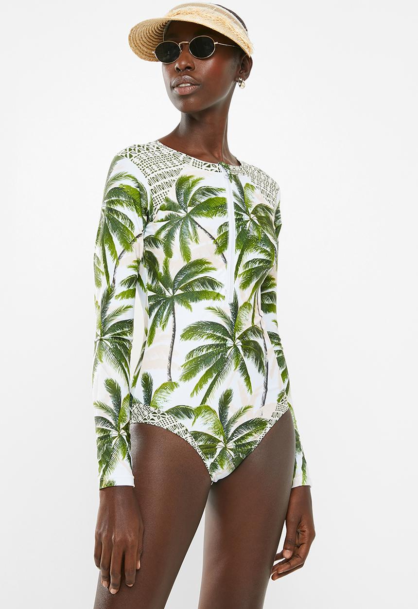 Bacon Bikinis - Long sleeve one piece - multi 