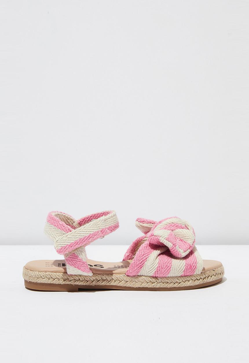 Cotton On - Bow espradrille sandal - pink