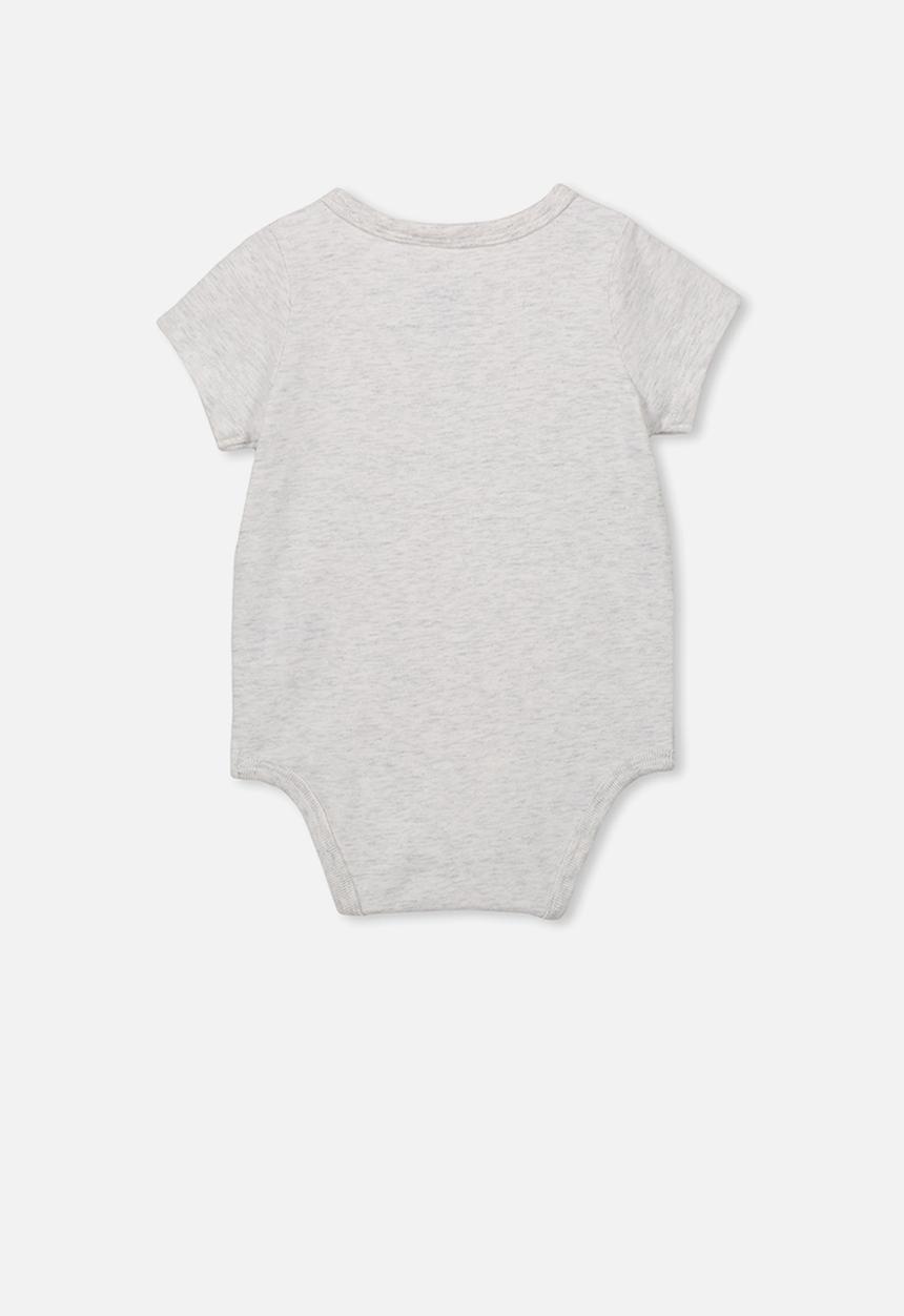 Cotton On - The short sleeve bubbysuit - grey
