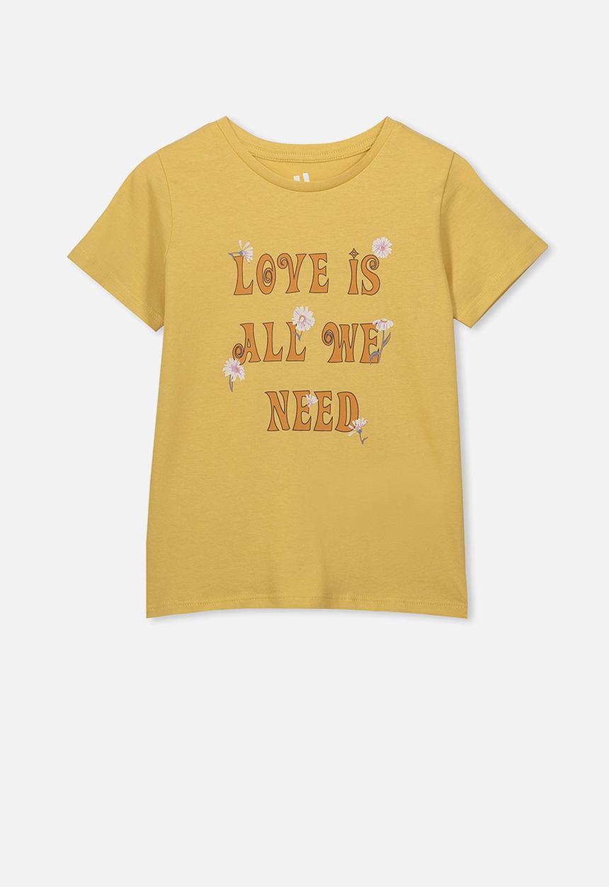 Cotton On - Penelope short sleeve tee - yellow