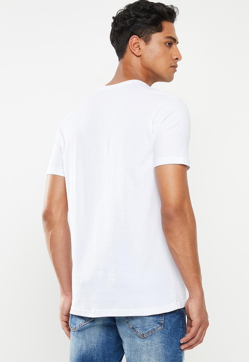 RVCA - Drop out short sleeve tee - white