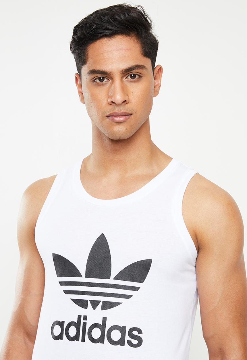 adidas Originals - Trefoil tank - white & black 