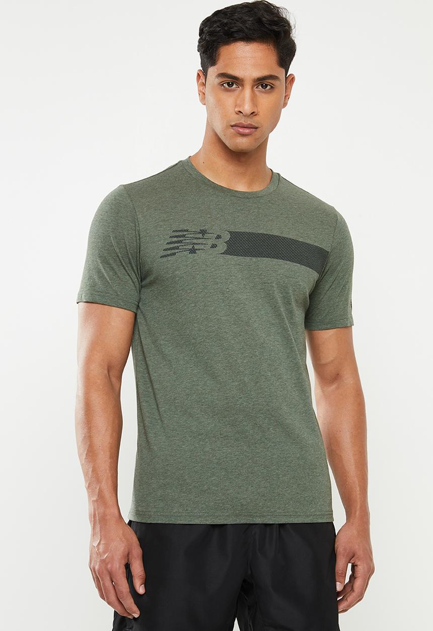 New Balance  - Tenacity heather print - green