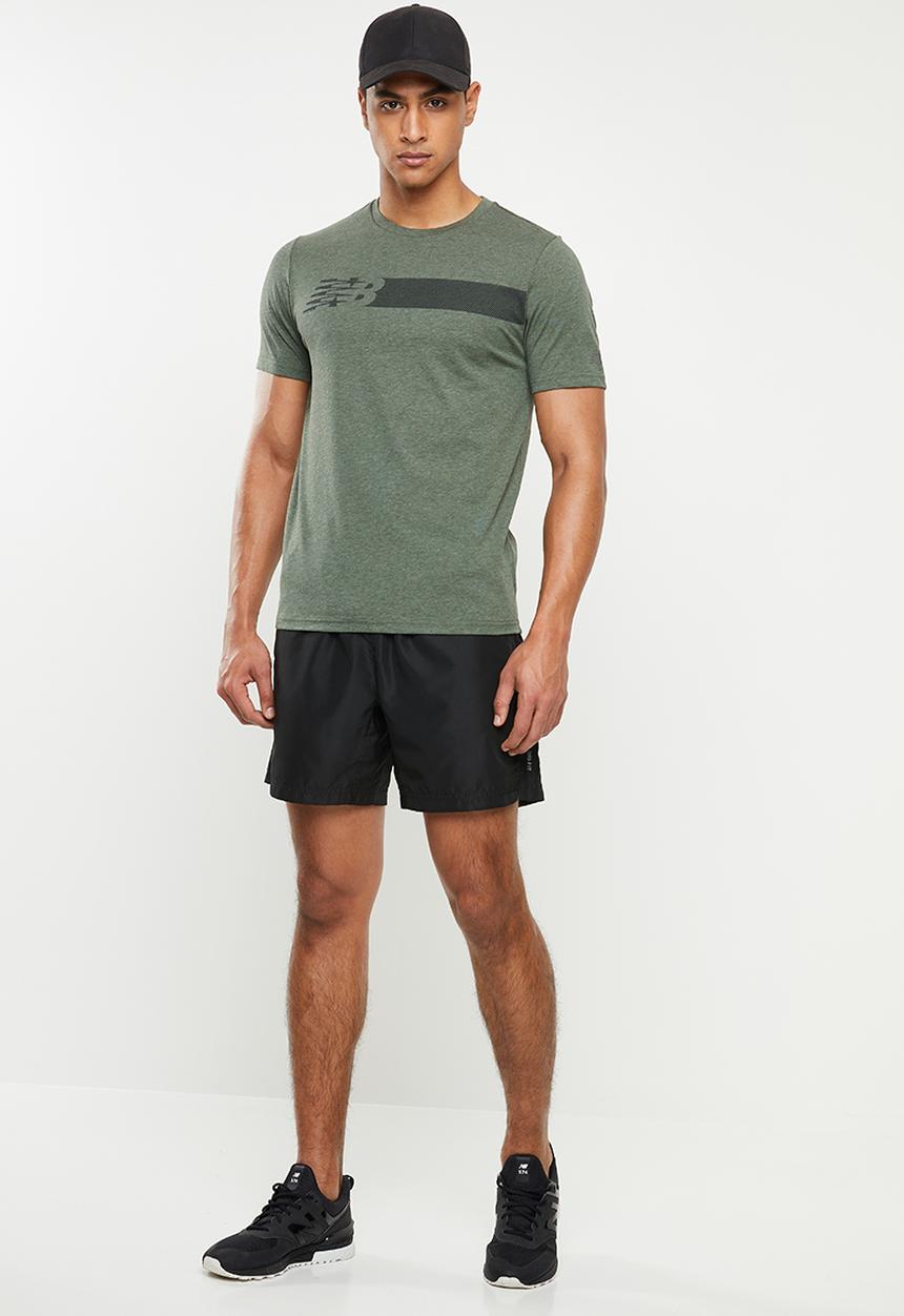 New Balance  - Tenacity heather print - green
