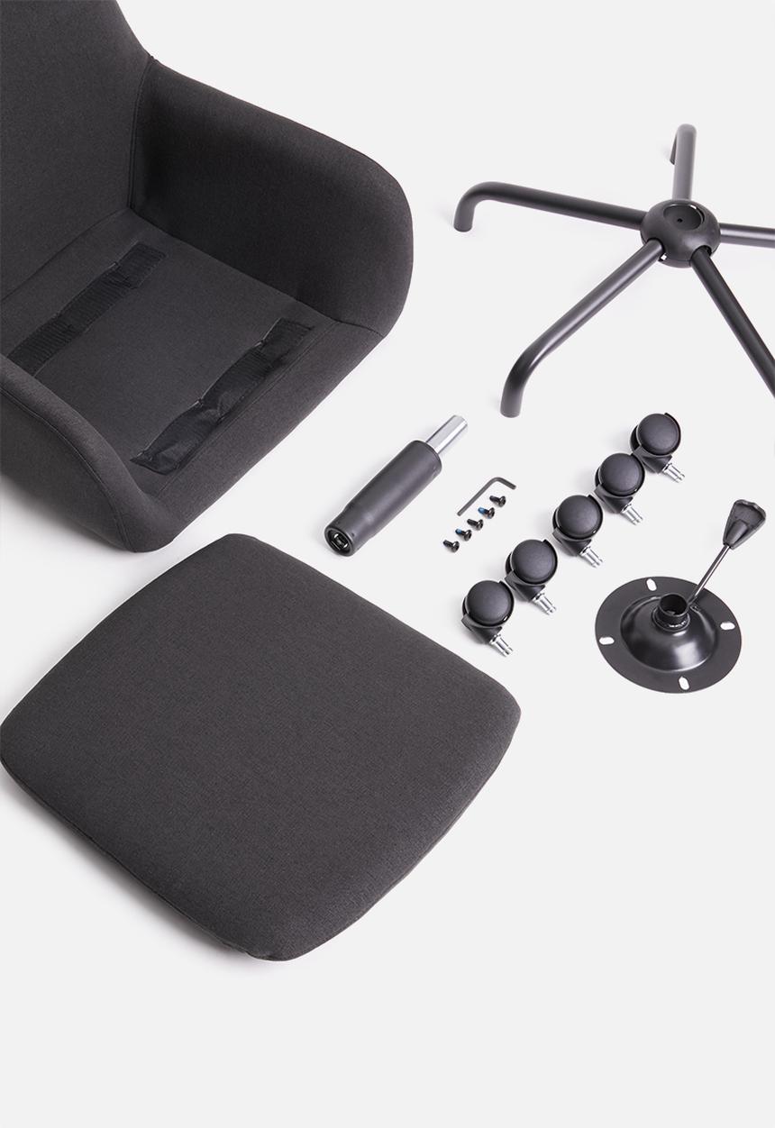 Basics - Anna office chair - black