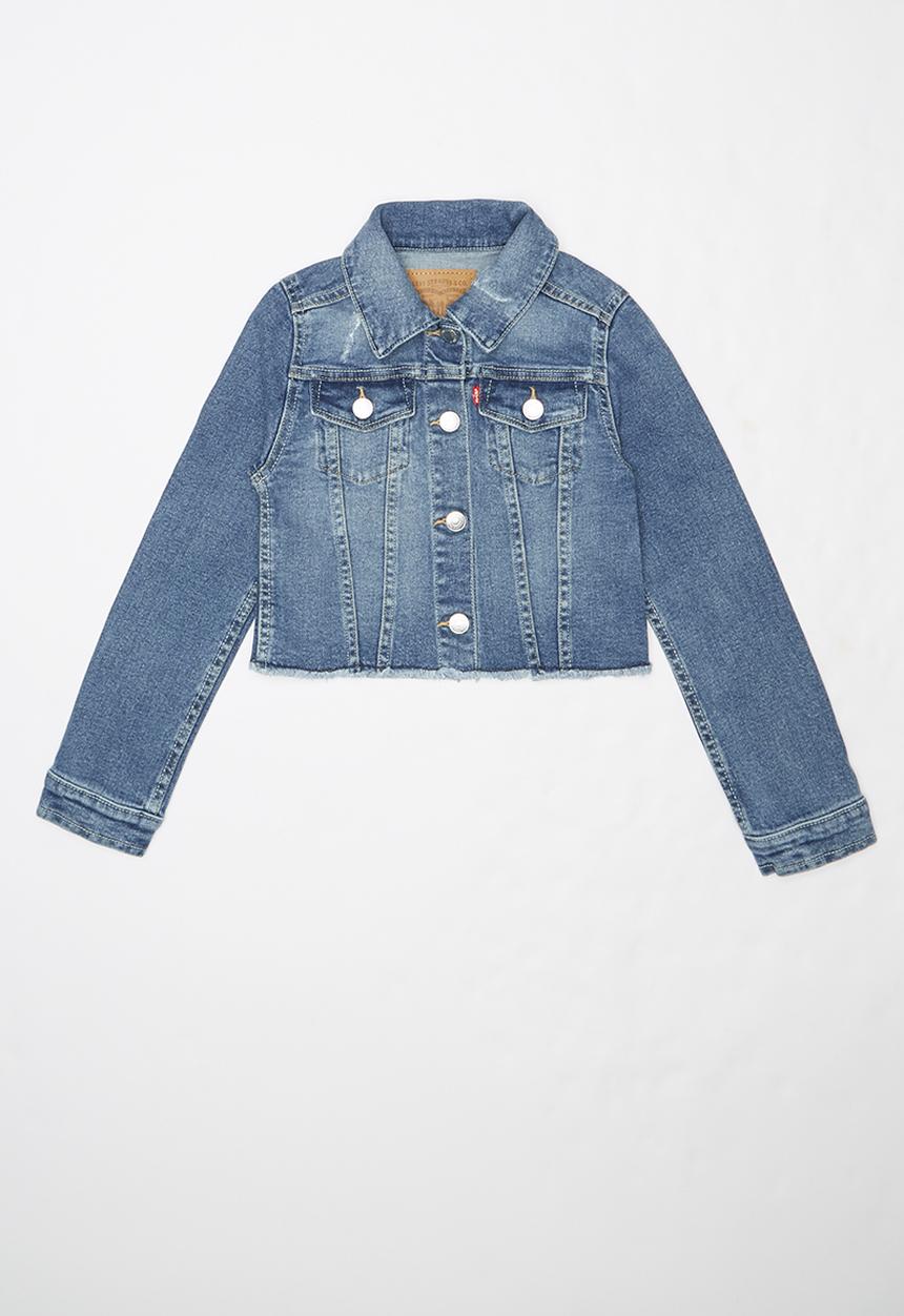 Levi’s® - Levi cropped trucker jacket - blue