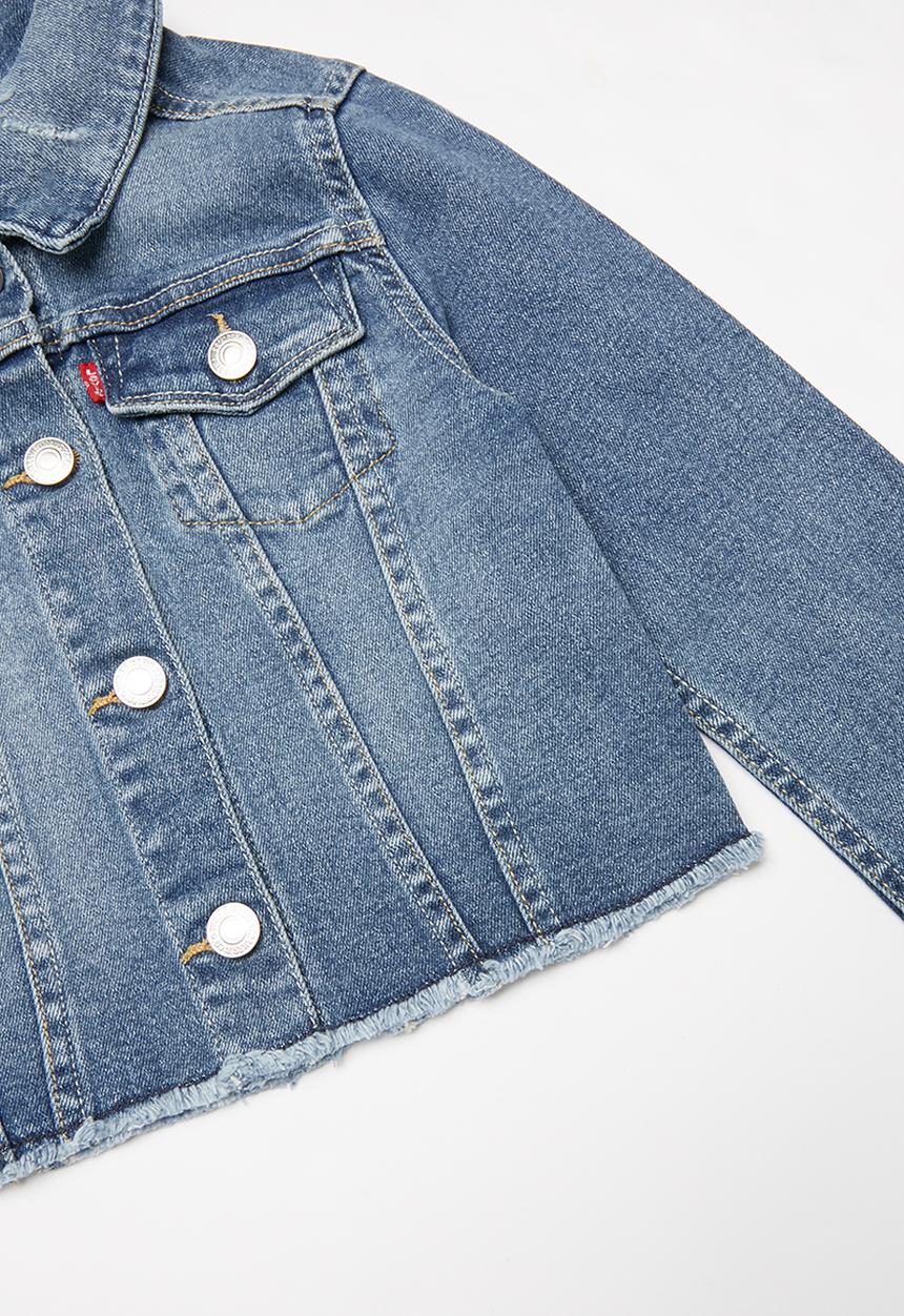 Levi’s® - Levi cropped trucker jacket - blue