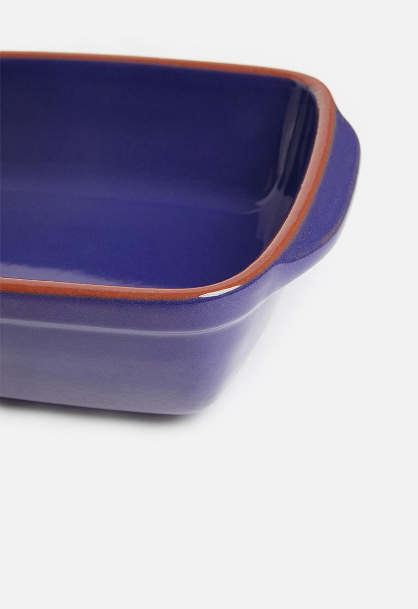 Excellent Houseware - Stoneware dish - blue