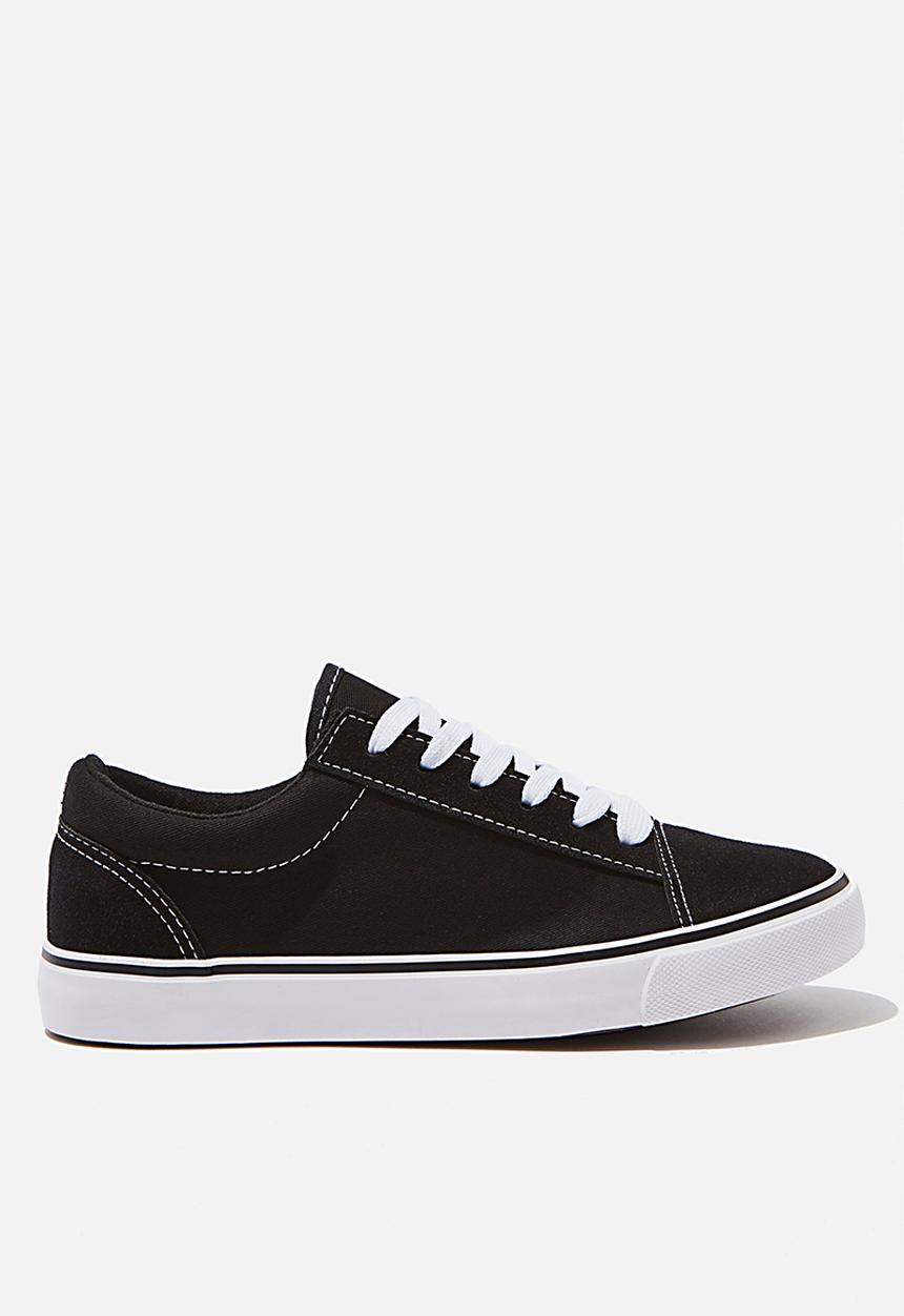 Cotton On - Joey toe cap low rise - black