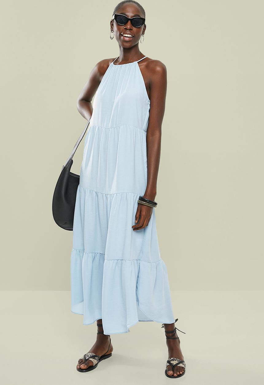Superbalist - Halter midi dress - blue