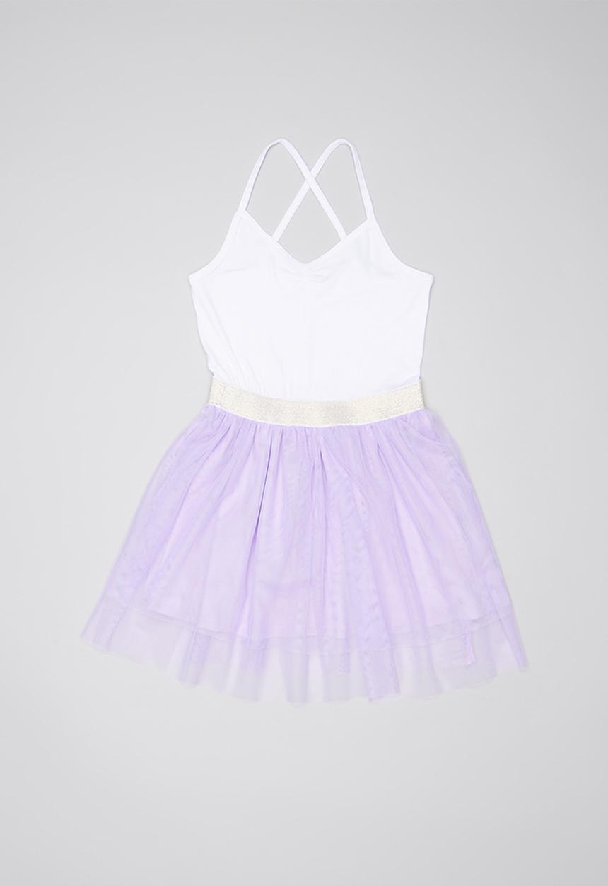 Pop Candy - Tutu dress - white & purple