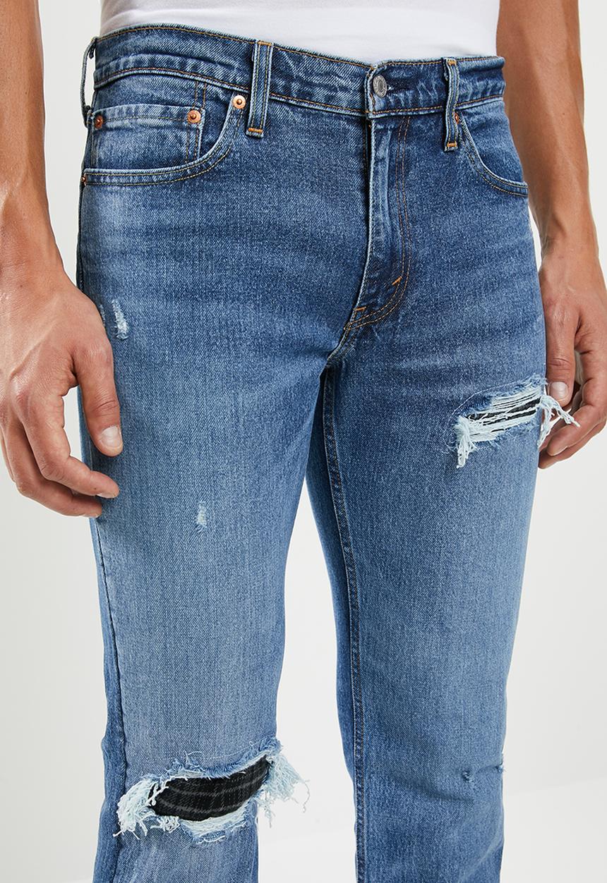 Levi’s® - 511 Slim fit sinaloa flannel jeans - blue