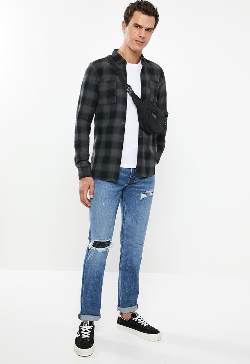Levi’s® - 511 Slim fit sinaloa flannel jeans - blue