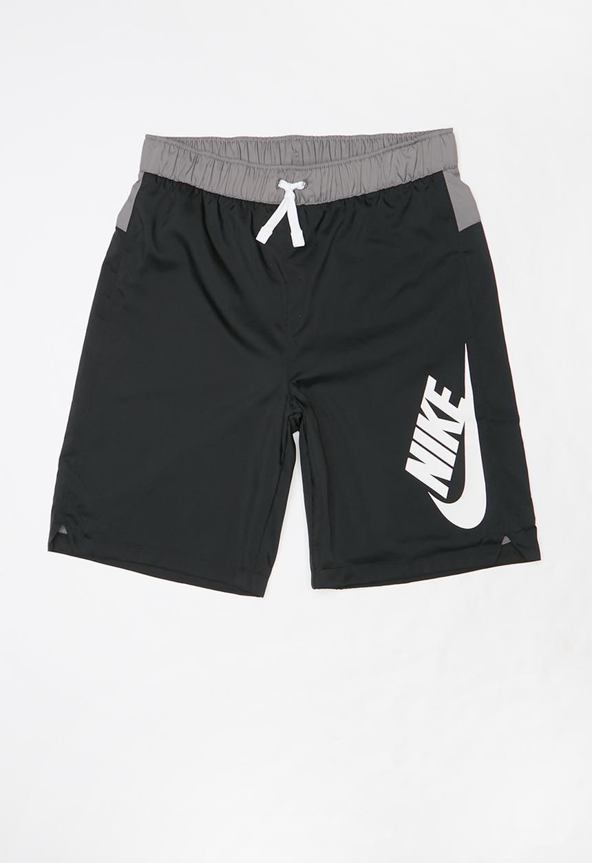 Nike - Boys nsw woven shorts - black & grey 