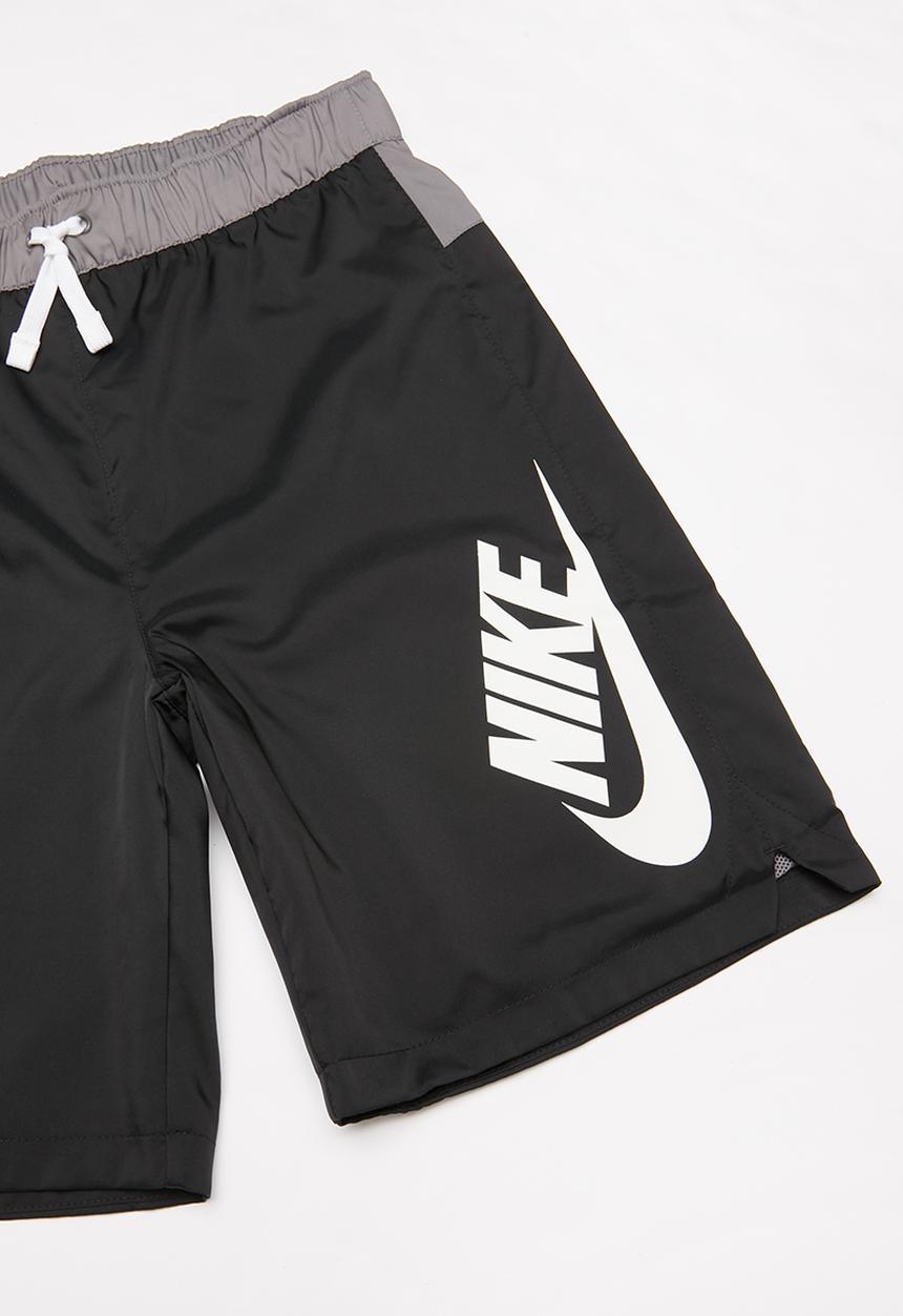 Nike - Boys nsw woven shorts - black & grey 