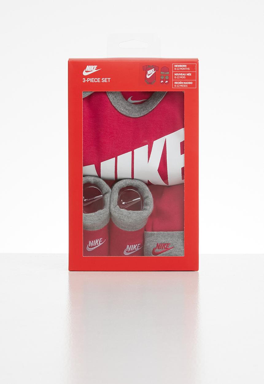 Nike - Nhn futura logo box set - pink & grey 