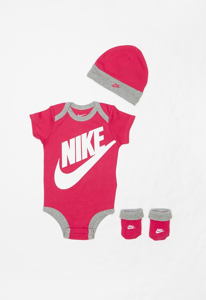 Nike - Nhn futura logo box set - pink & grey 