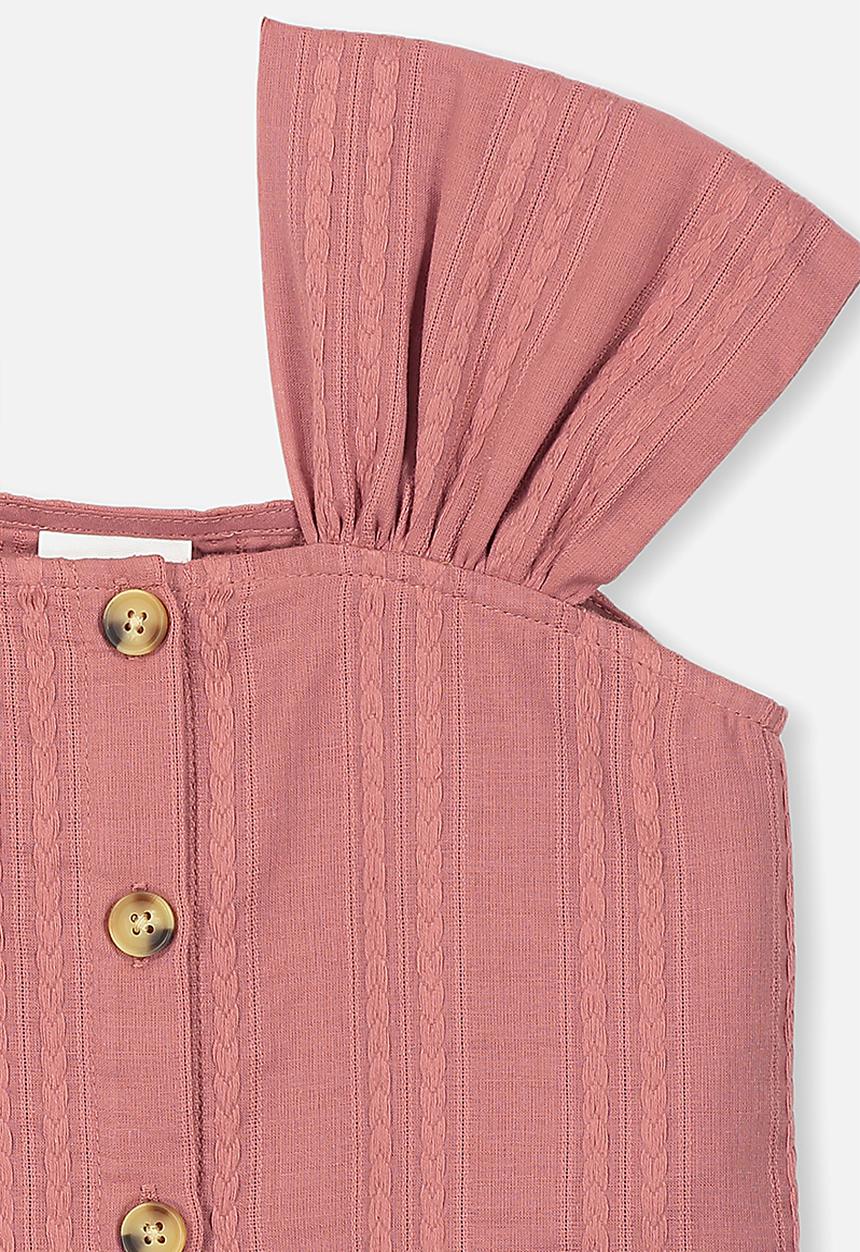 Cotton On - Paloma short sleeve button through - pink