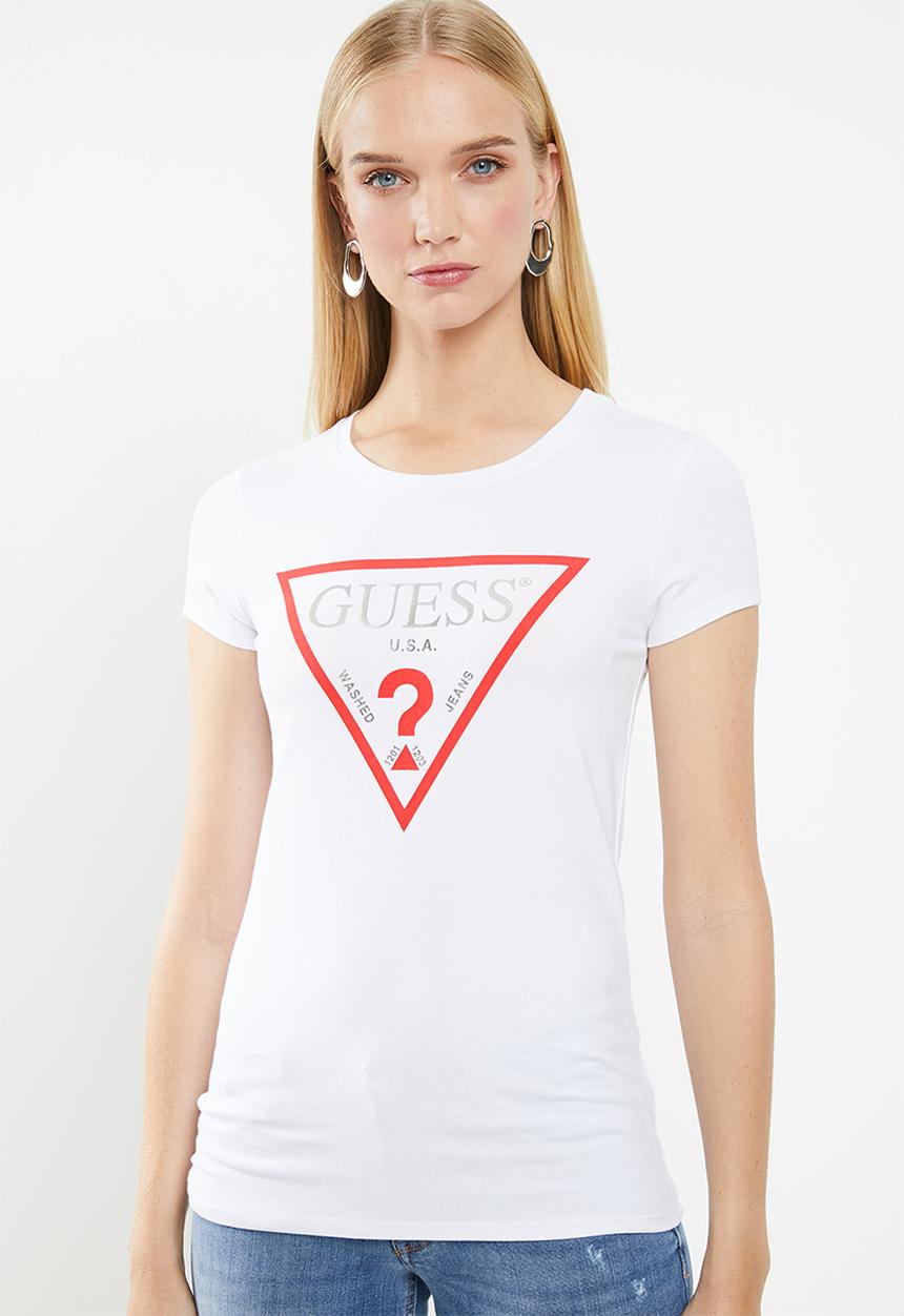 GUESS - Core triangle tee - white