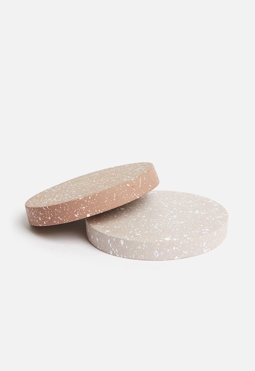Sixth Floor - Terrazzo coasters set of 4 - multi