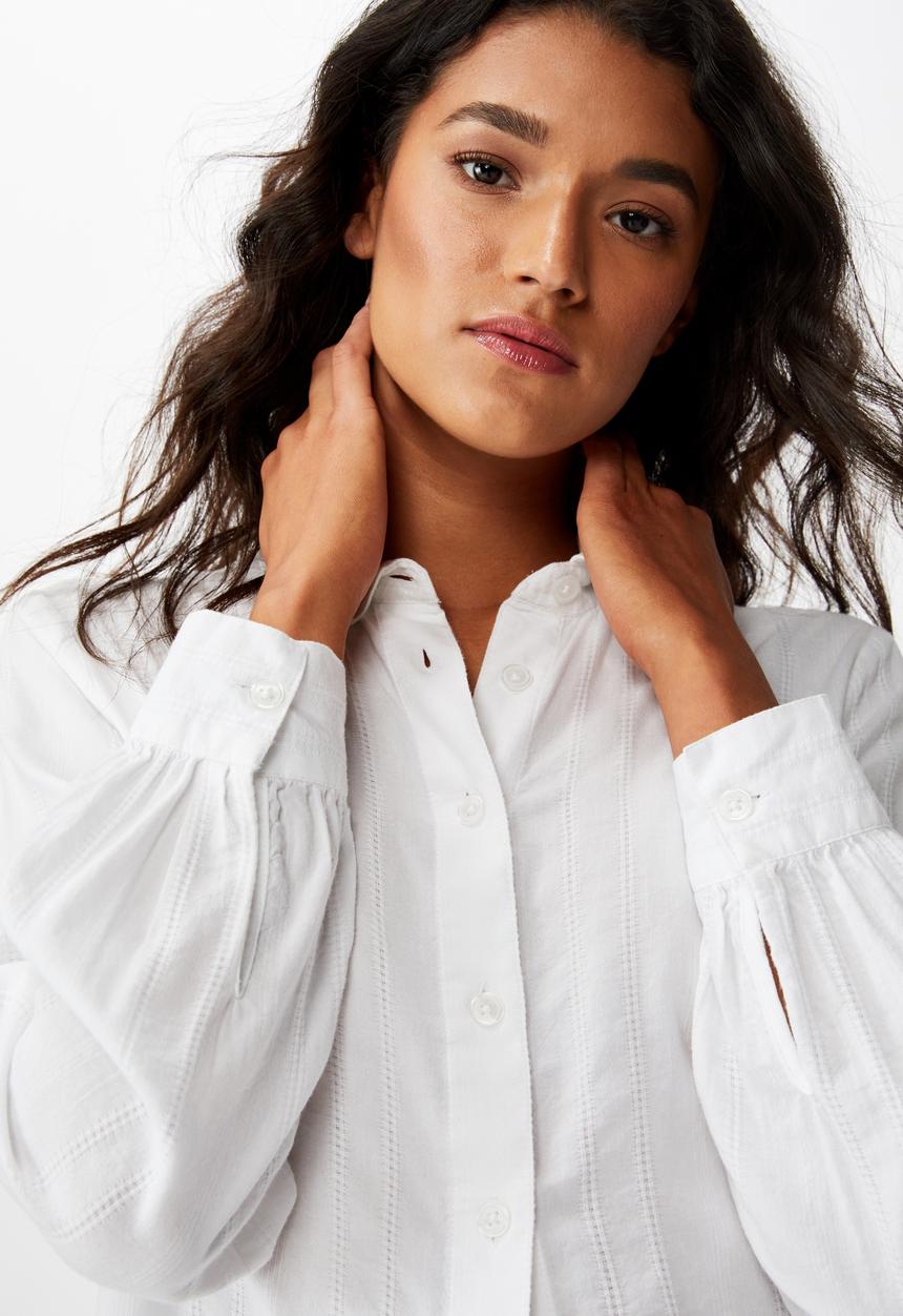Cotton On - Everyday shirt  - white
