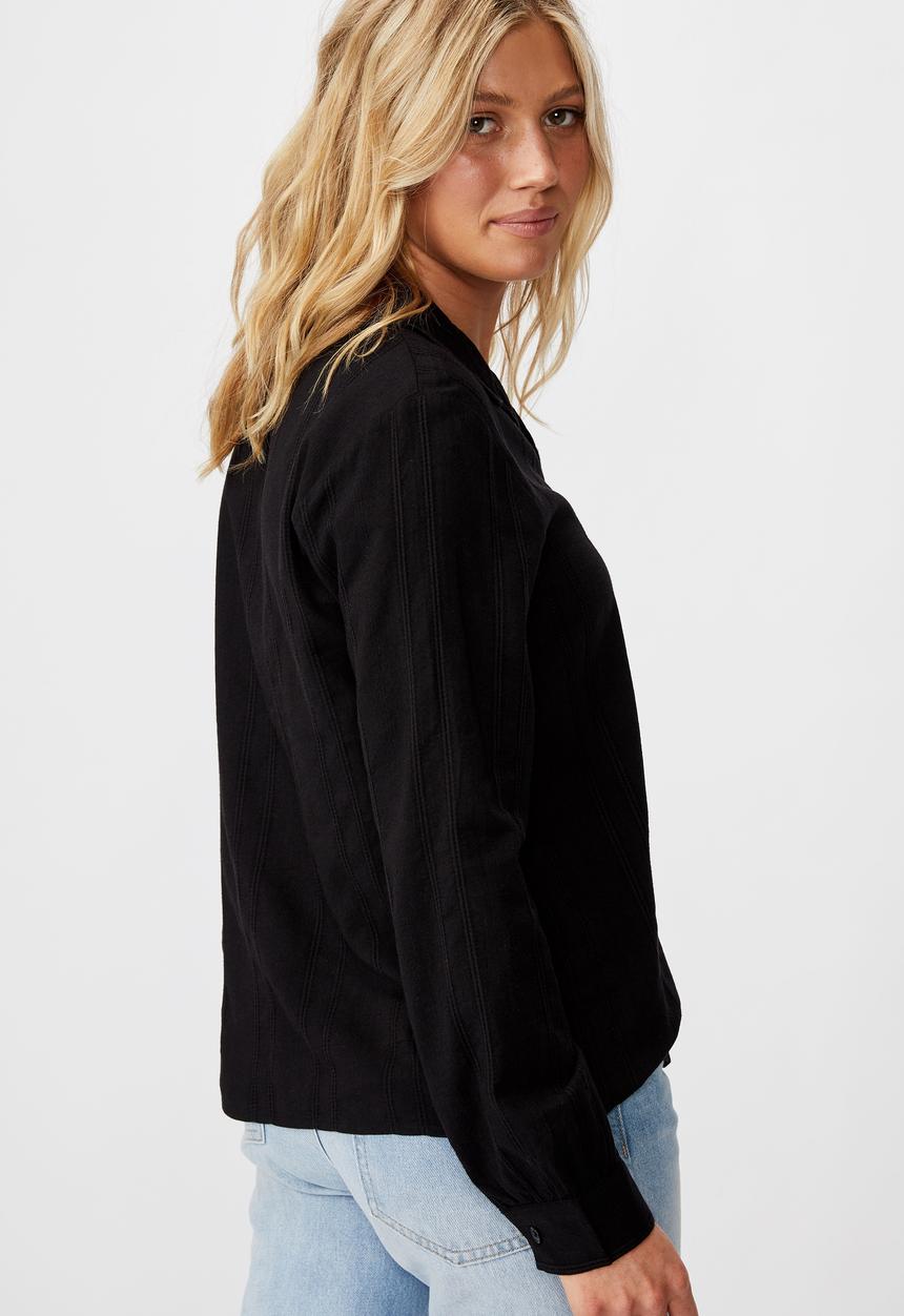 Cotton On - Everyday shirt  - black