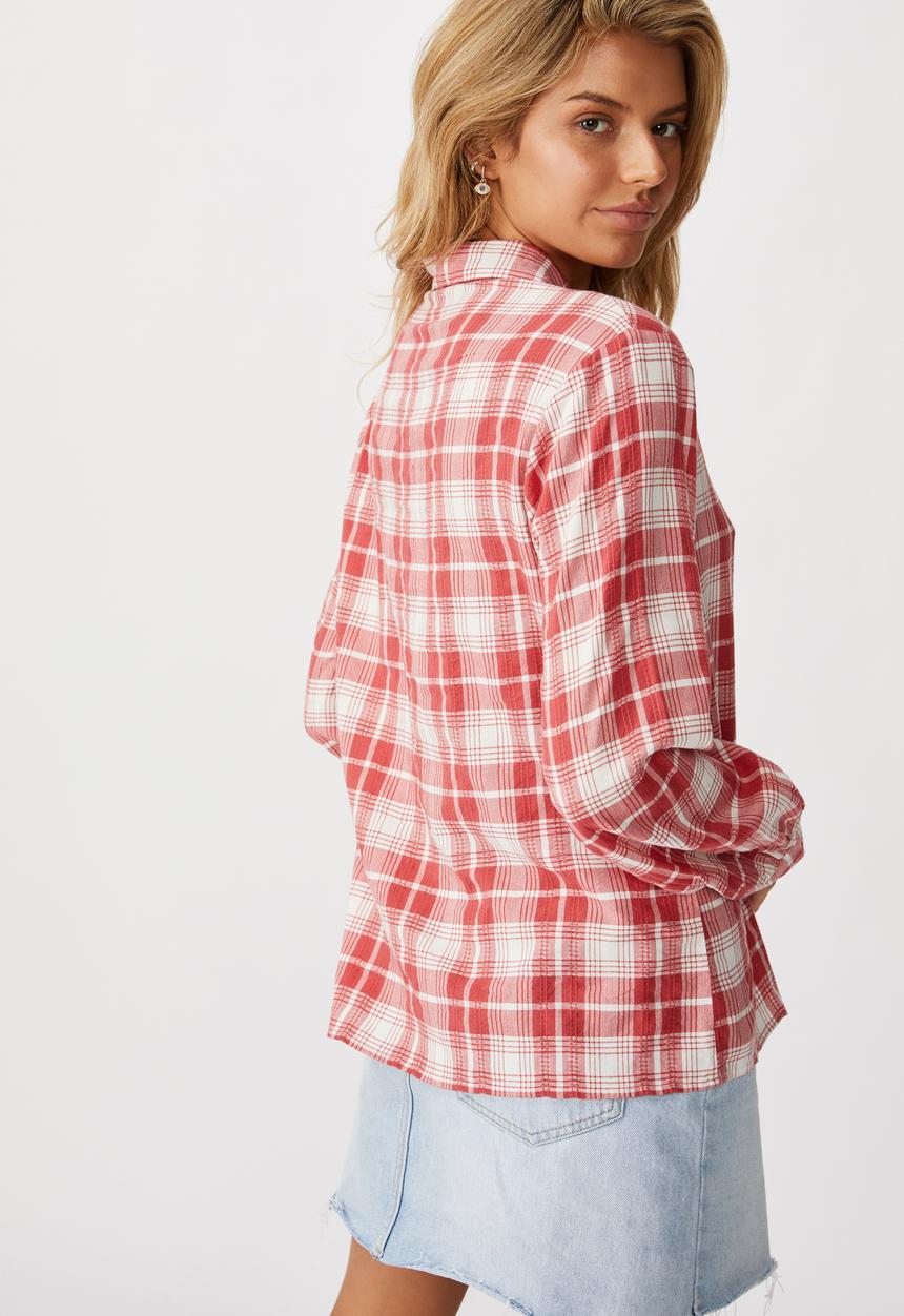 Cotton On - Everyday shirt  - red