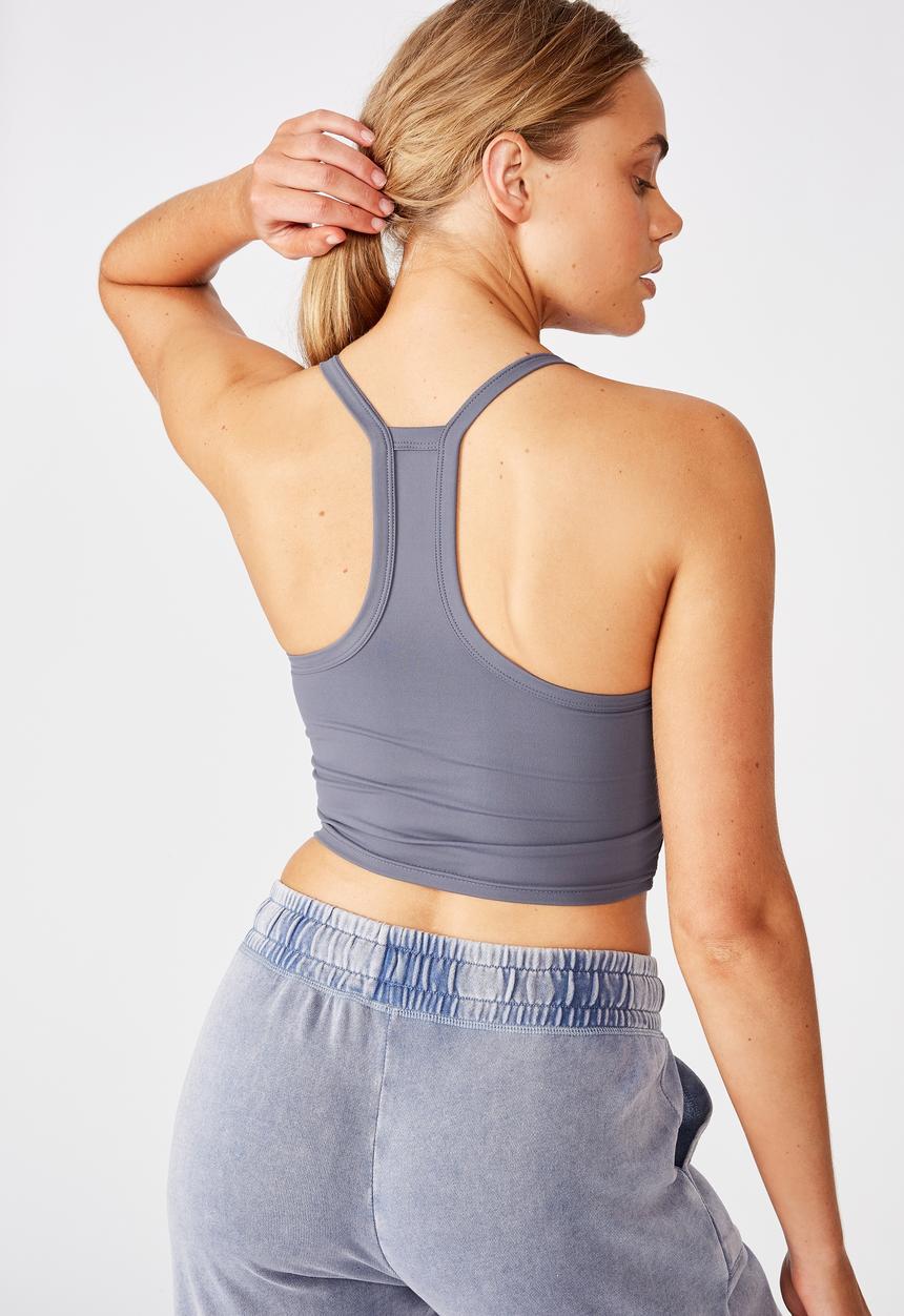 Cotton On - Crop tank  - blue