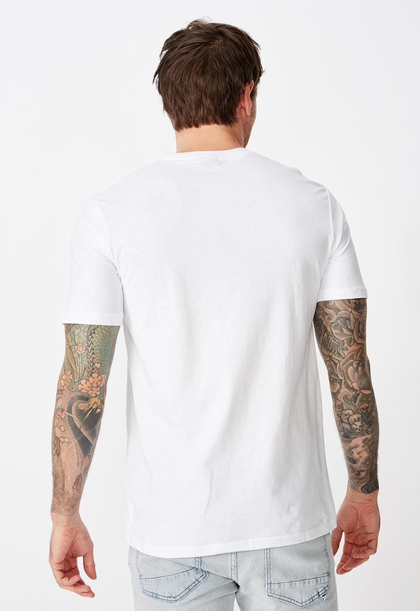 Cotton On - Tbar text T-shirt - white