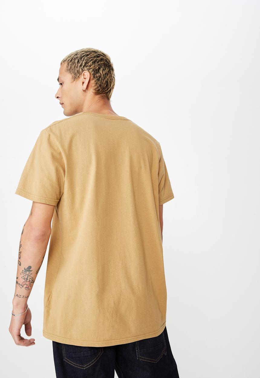 Cotton On - Essential crew tee - camel