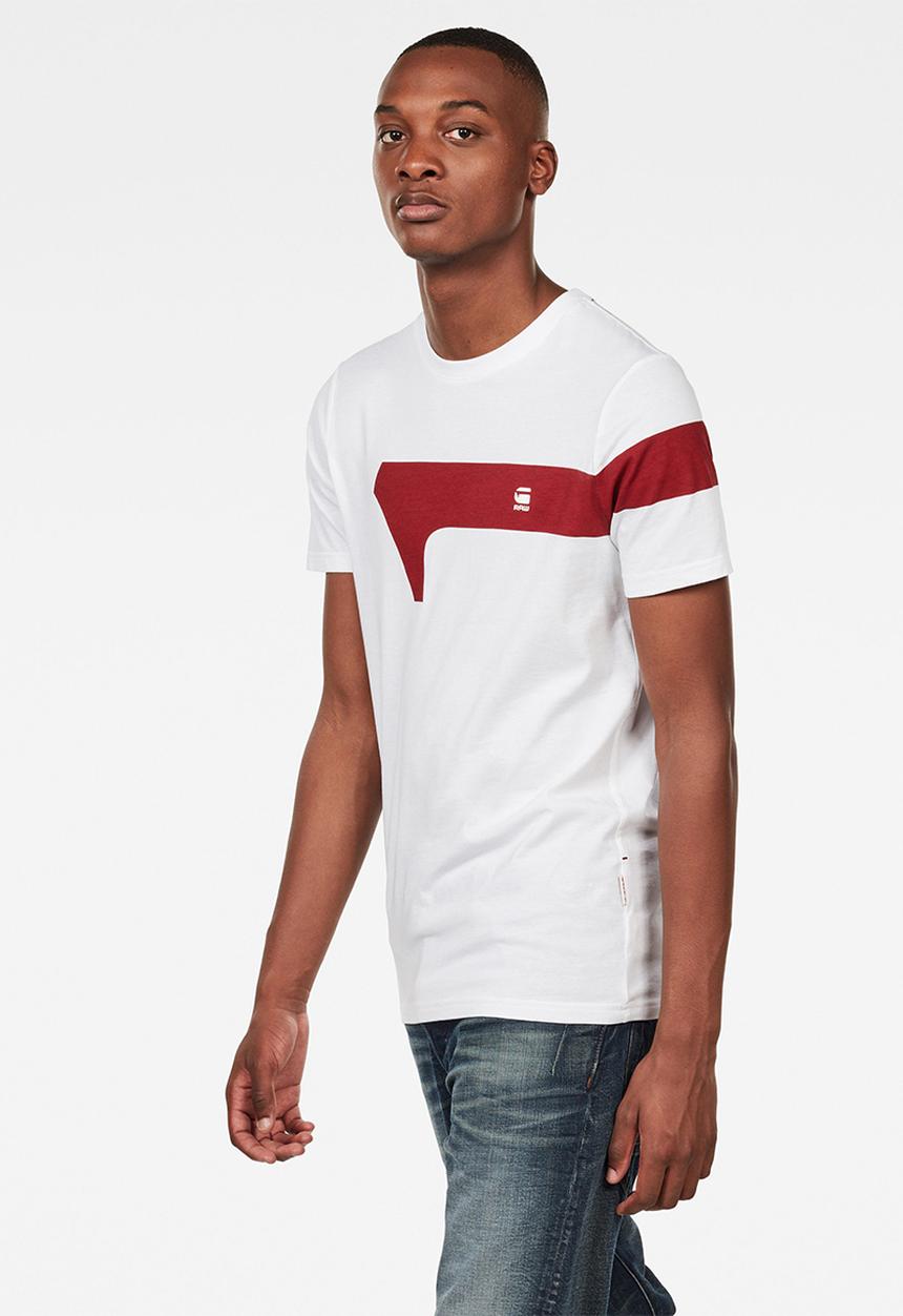 G-STAR - Graphic 13 slim short sleeve T-shirts - white
