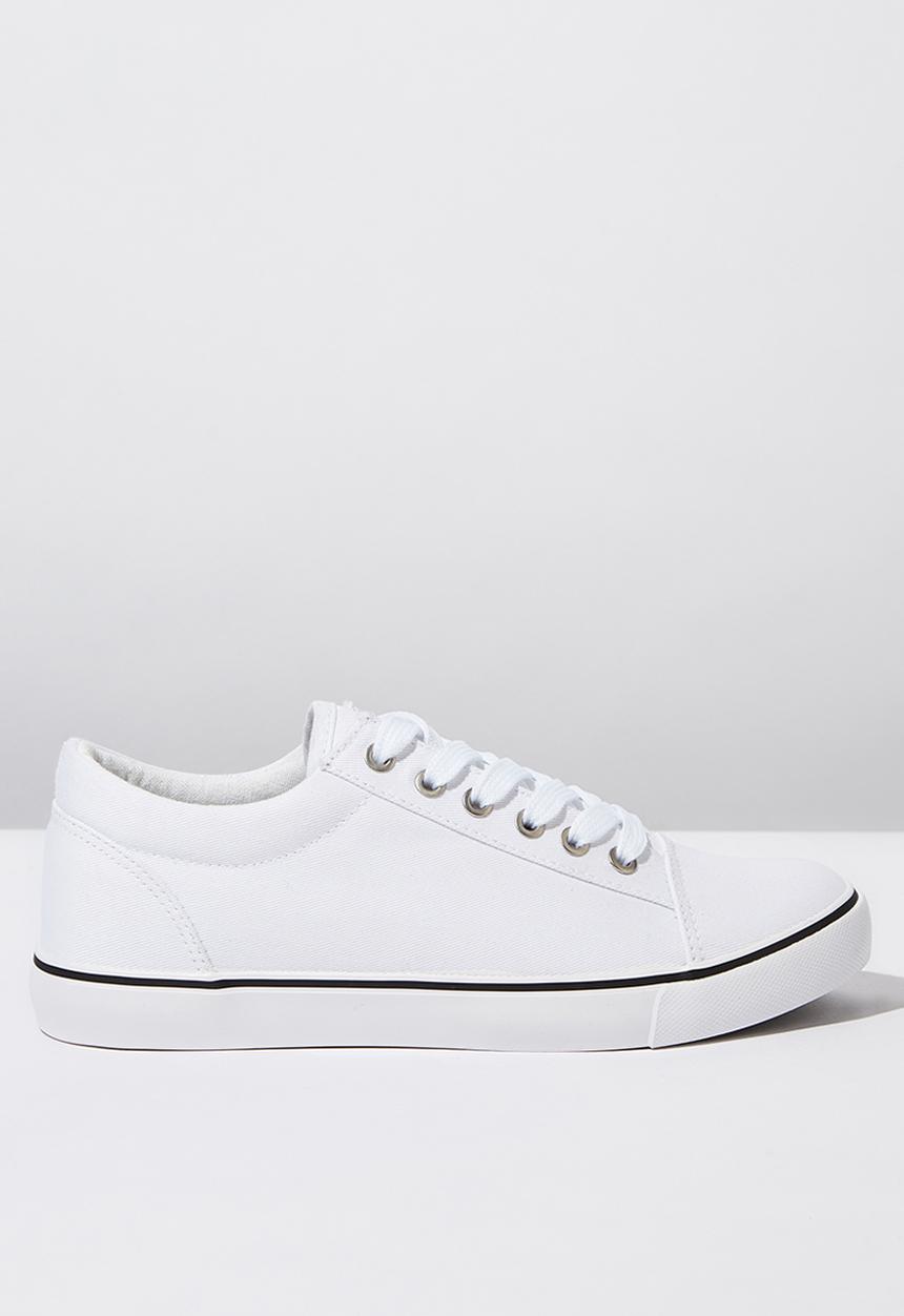 Cotton On - Joey toe cap low rise - white