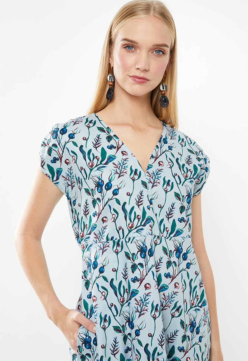 AMANDA LAIRD CHERRY - Nontathu dress - blue