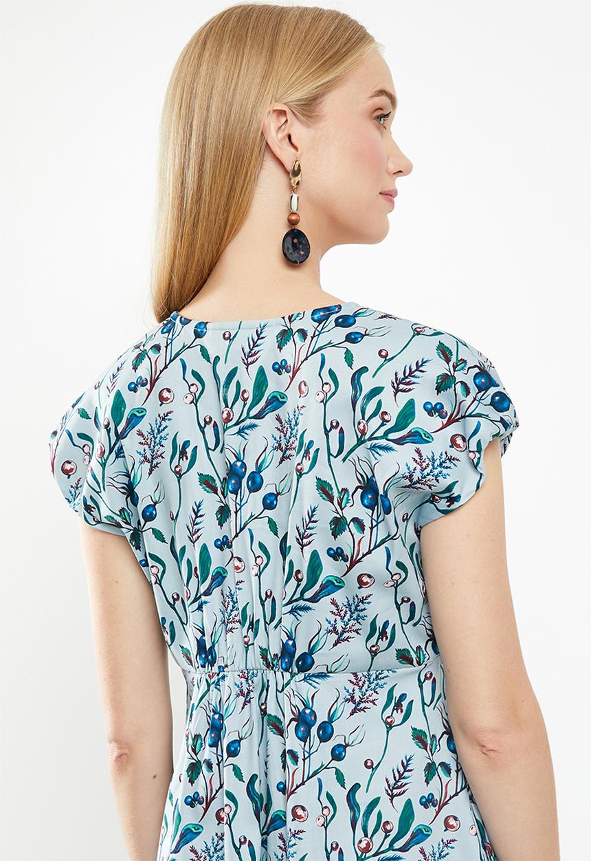 AMANDA LAIRD CHERRY - Nontathu dress - blue