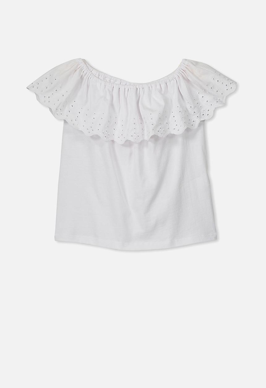 Cotton On - Yani off the shoulder top - white