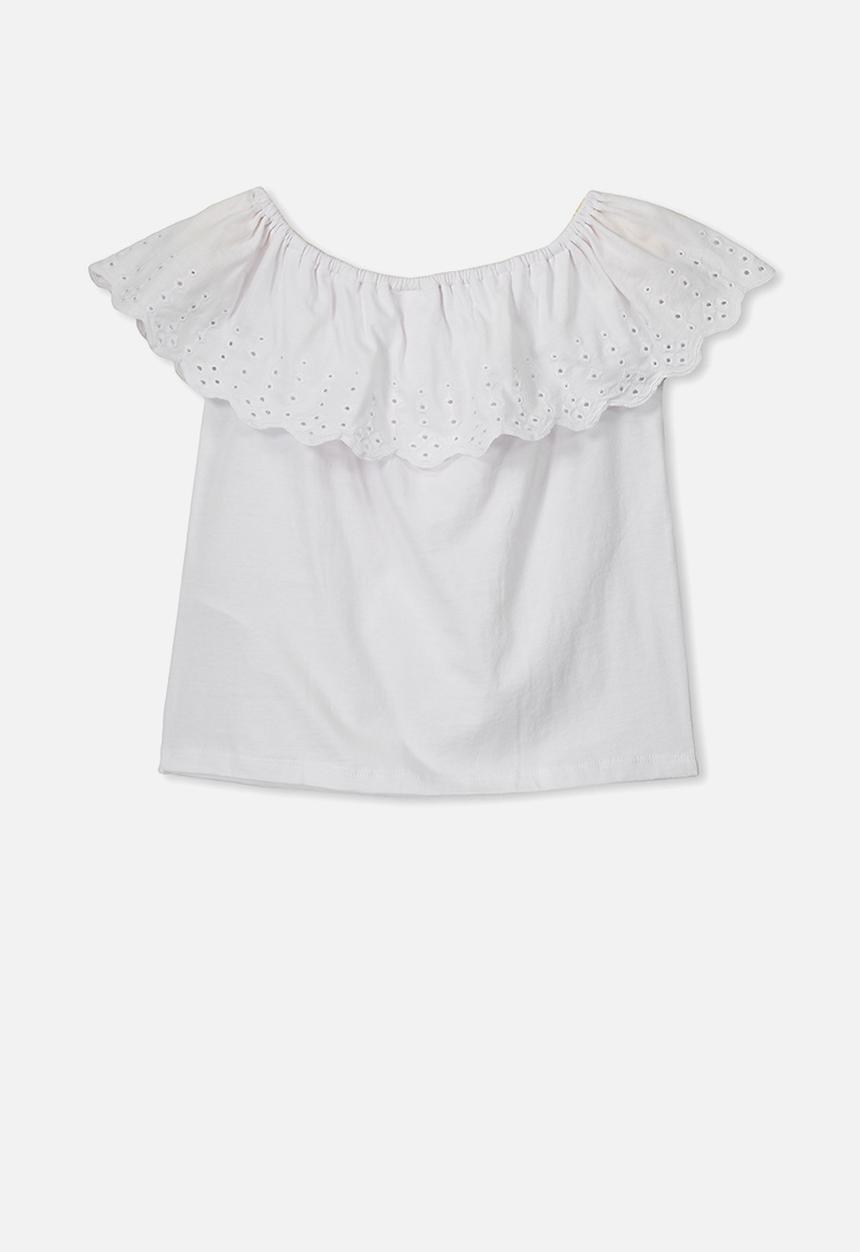 Cotton On - Yani off the shoulder top - white