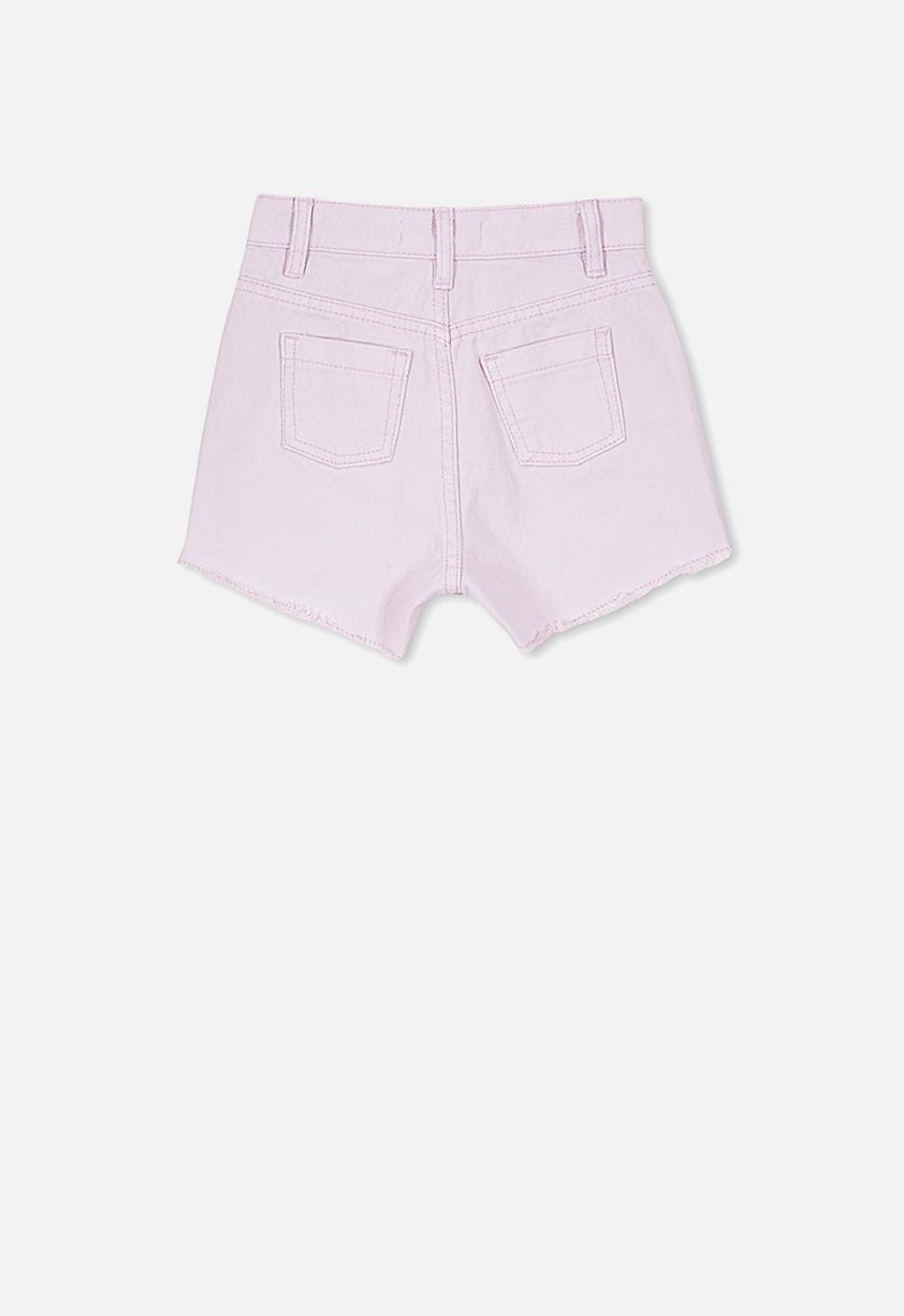 Cotton On - Sunny denim short - lavender fog
